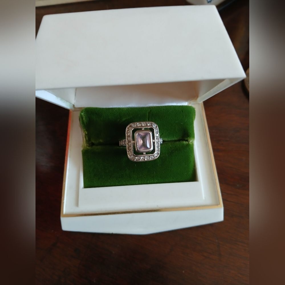 Vintage Art Deco Presentation Ring Jewelry Box Ring Not Included